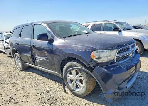 2013 Dodge Durango Sxt из США, поврежденный, VIN 1C4RDHAG3DC661600